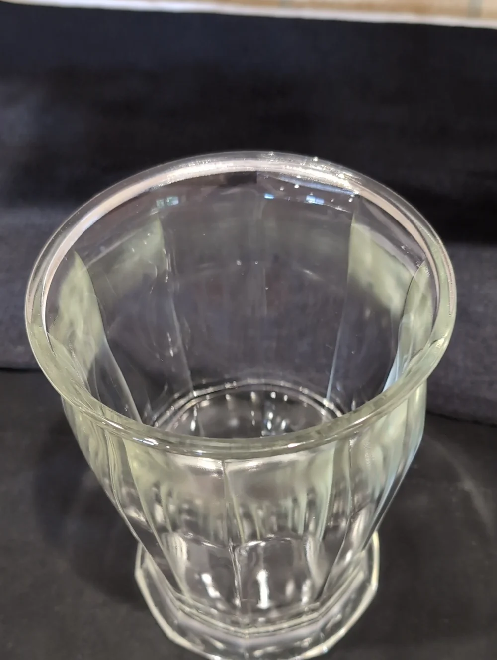 Large Indiana Glass Co. Apothecary Jar With Lid Clear Glass